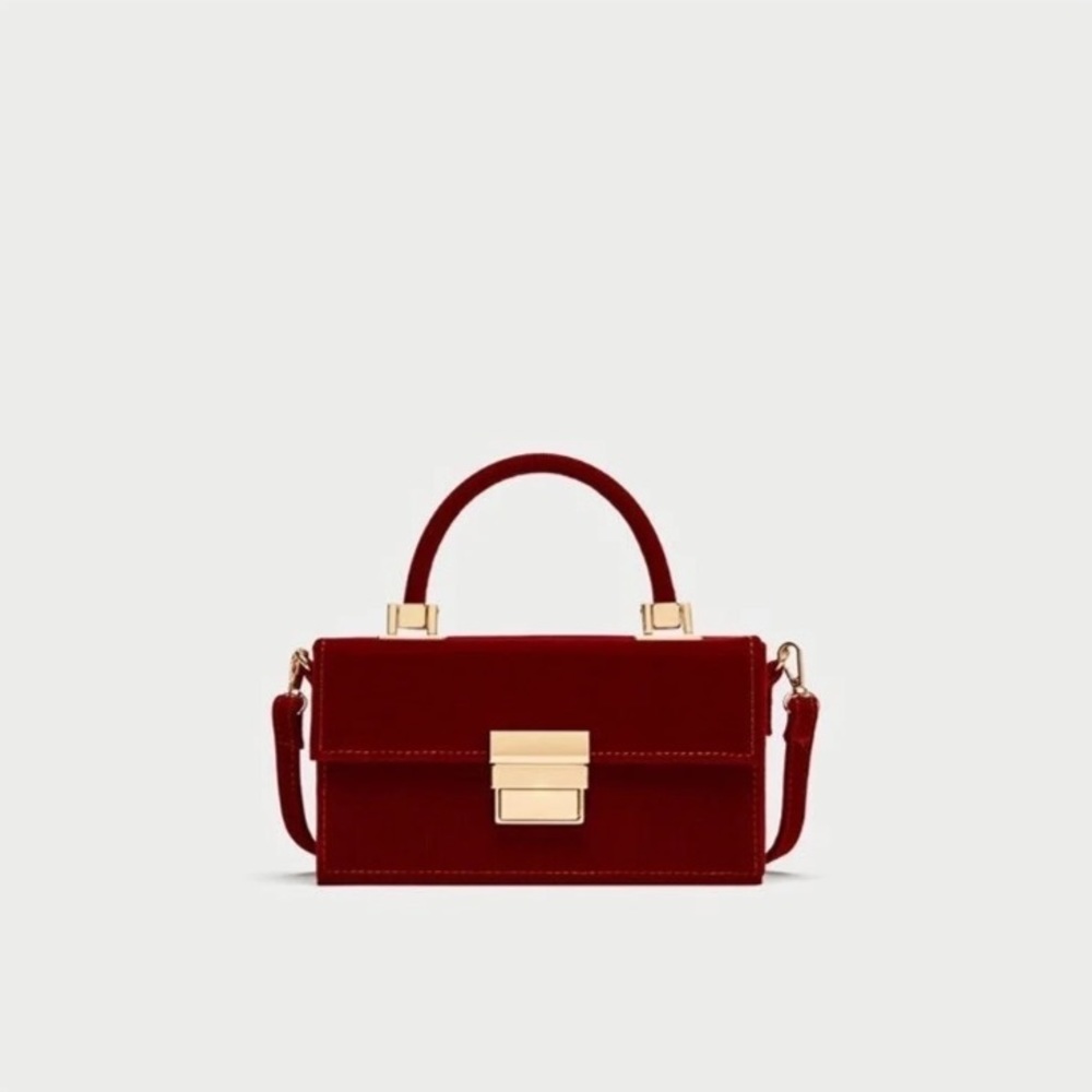 Zara Red box handbag